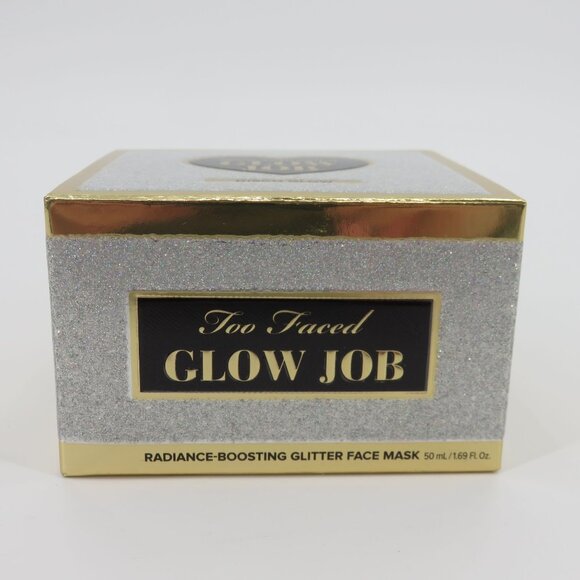 Too Faced Glow Job Radiance Boosting Glitter Face Mask 50mL NEW In Box NIB - Picture 9 of 9